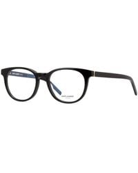 Saint Laurent - Saint Laurent Slm111001 Round Full Rim Eyeglasses - Lyst