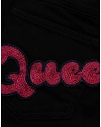 Dolce & Gabbana - Queen Embroidery Pretty Denim Jeans Cotton Elastane Clothing - Lyst