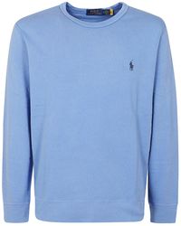 Polo Ralph Lauren - Logo-embroidered Crewneck Sweatshirt - Lyst