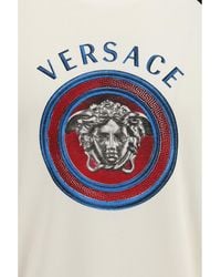 Versace - T-Shirt Cotton Jersey Medusa Logo Dirty- T-Shirts - Lyst