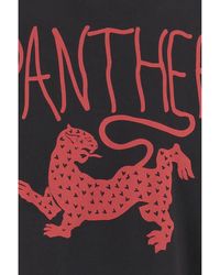 Valentino - Cotton T-Shirt With Panther Print T-Shirts & Jerseys - Lyst