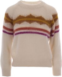 Isabel Marant - Striped Knit Sweater - Lyst