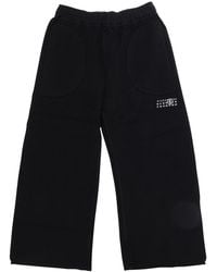MM6 by Maison Margiela - Pant Cotton Trousers - Lyst