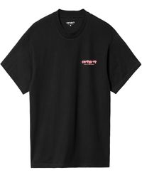 Carhartt - Black Cotton T-shirt - Lyst