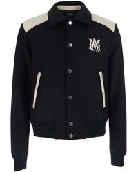 Amiri - Jacket Ma Band Leather - Lyst