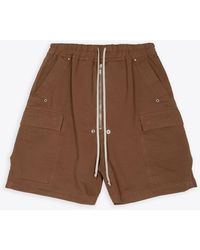 Rick Owens - Cargobela Shorts Cotton Baggy Cargo Shorts - Lyst