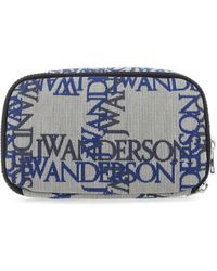JW Anderson - Embroidered Fabric Beauty Case Jw A - Lyst