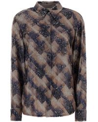Dries Van Noten - Embellished Viscose Chowy Shirt - Lyst