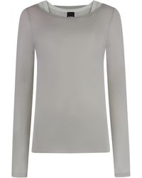 Pinko - T-Shirt Merci Jersey Long Sleeve Cotton - Lyst