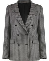 Tagliatore - Double-Breasted Wool Jacket Blazers - Lyst