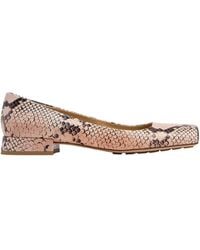 Bottega Veneta - Tower Python-Print Ballerina Shoes - Lyst
