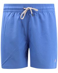 Ralph Lauren - Light Swim Shorts With Embroidered Pony - Lyst