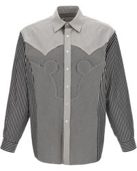 Maison Margiela - Striped Shirt Shirt, Blouse - Lyst