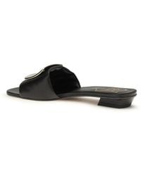 Roger Vivier - Leather Slide Sandals Calf - Lyst