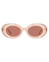 Marni - Zion Canyon Oval Sunglasses Vdh 51Mm Plastic (Acetate) - Lyst