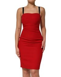 Dolce & Gabbana - Sheath Dress Slim Fit - Lyst