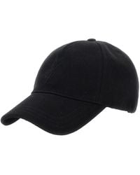 Saint Laurent - Baseball Cap Cassandre Cotton Textile Hat - Lyst