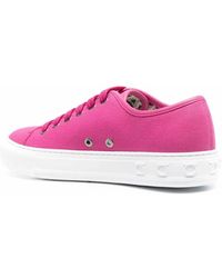 Ferragamo - Logo-Embossed Low Top Sneakers - Lyst