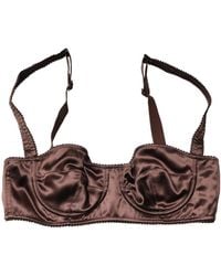Dolce & Gabbana - Dolce & Gabbana Semi-Pad Underwire Balconette Bra - Lyst