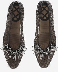 HEAVENLY JELLY - Transparent Ballerina Flats With Decoration Polyvinyl Chloride - Lyst
