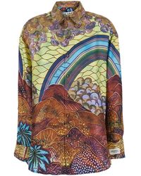 VLISCO DIALOGUES - Silk Shirt Dynamite Floral - Lyst