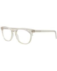 Saint Laurent - Sl Mini Transparent Eyeglasses - Lyst