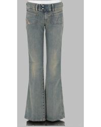 DIESEL - Bootcut Jeans D-Hush Cotton Elastane - Lyst