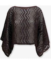Missoni - Viscose Top With Chevron Pattern - Lyst