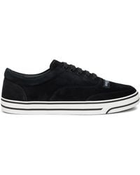 Dolce & Gabbana - Low-Top Suede Sneakers Calfskin Trainers - Lyst