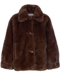 VALENTINI 1972 - Eco Fur Zibellino Jacket - Lyst