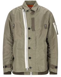 Sacai - Nylon Shirt Jacket - Lyst