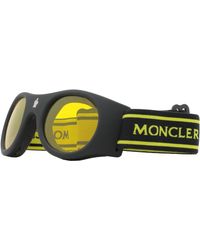 Moncler - Logo Band Ski Goggles Ml0051 02E Matte - Lyst