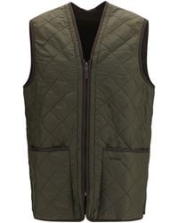 Barbour - Polarquilt Quilted Zip Vest Polyamide Down Jackets - Lyst