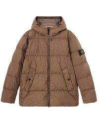 Stone Island - 4100037 Crinkle Reps Ny Wind-Resistant Down Jacket With Anti-Drop - Lyst