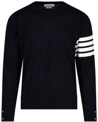 Thom Browne - Wool Sweater "4-Bar" - Lyst