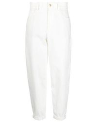 Brunello Cucinelli - Naturale Cotton Relaxed Fit Trousers - Lyst
