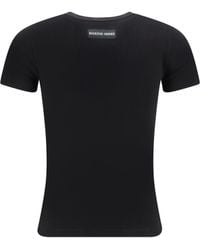 Marine Serre - Logoed T-Shirt Cotton T-Shirts & Jerseys - Lyst
