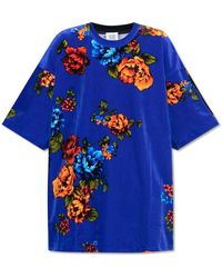Vetements - Floral Printed Round-Neck T-Shirt - Lyst