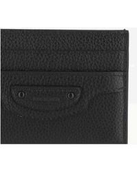 Balenciaga - Neo Classic Card Holder Calf Leather Wallets & Cardholders - Lyst