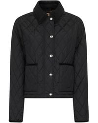 Burberry - Quilted Nylon Cropped Jacket - Lyst