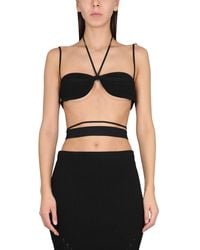 ANDREADAMO - Top Mini Viscose Tops - Lyst