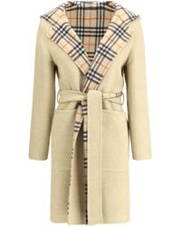Burberry - Reversible Wool Robe Coat - Lyst