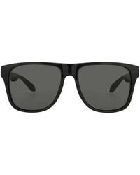 McQueen - Sunglasses Square Full Rim, Shiny Frame And Lens Am0292Sa001 - Lyst