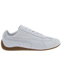 PUMA - 'Speedcat' Low Top Sneakers With Embossed Logo On The Tongue And Contrasting Sole - Lyst