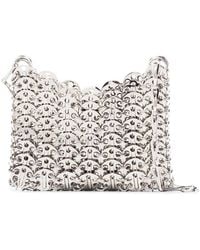 Rabanne - Iconic 1969 Nano Shoulder Bag Silver - Lyst