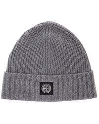 Stone Island - Beanie Tech Fabric Hat - Lyst