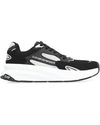 EA7 - Emporio Armani Mesh Sneakers Polyester Trainers - Lyst