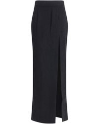 Alessandra Rich - Tweed Long Skirt - Lyst