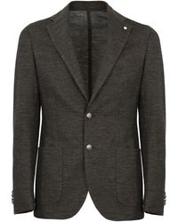L.B.M. 1911 - Single-Breasted Linen And Cotton Jacket - Lyst