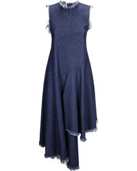 Marques'Almeida - Sleeveless Midi Dress With Assymetric Hem - Lyst